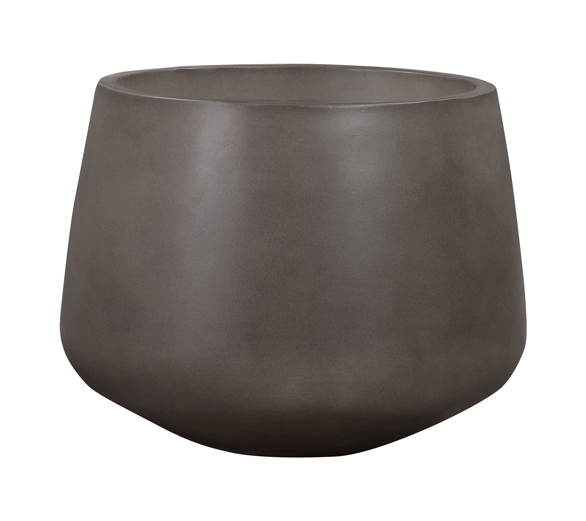 Armen Living Amethyst Medium Round Concrete Planter