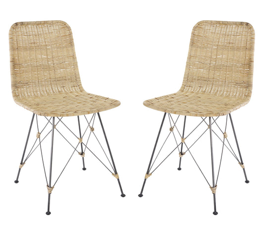 Safavieh Minerva Weaved Dining Chair (Set of 2)