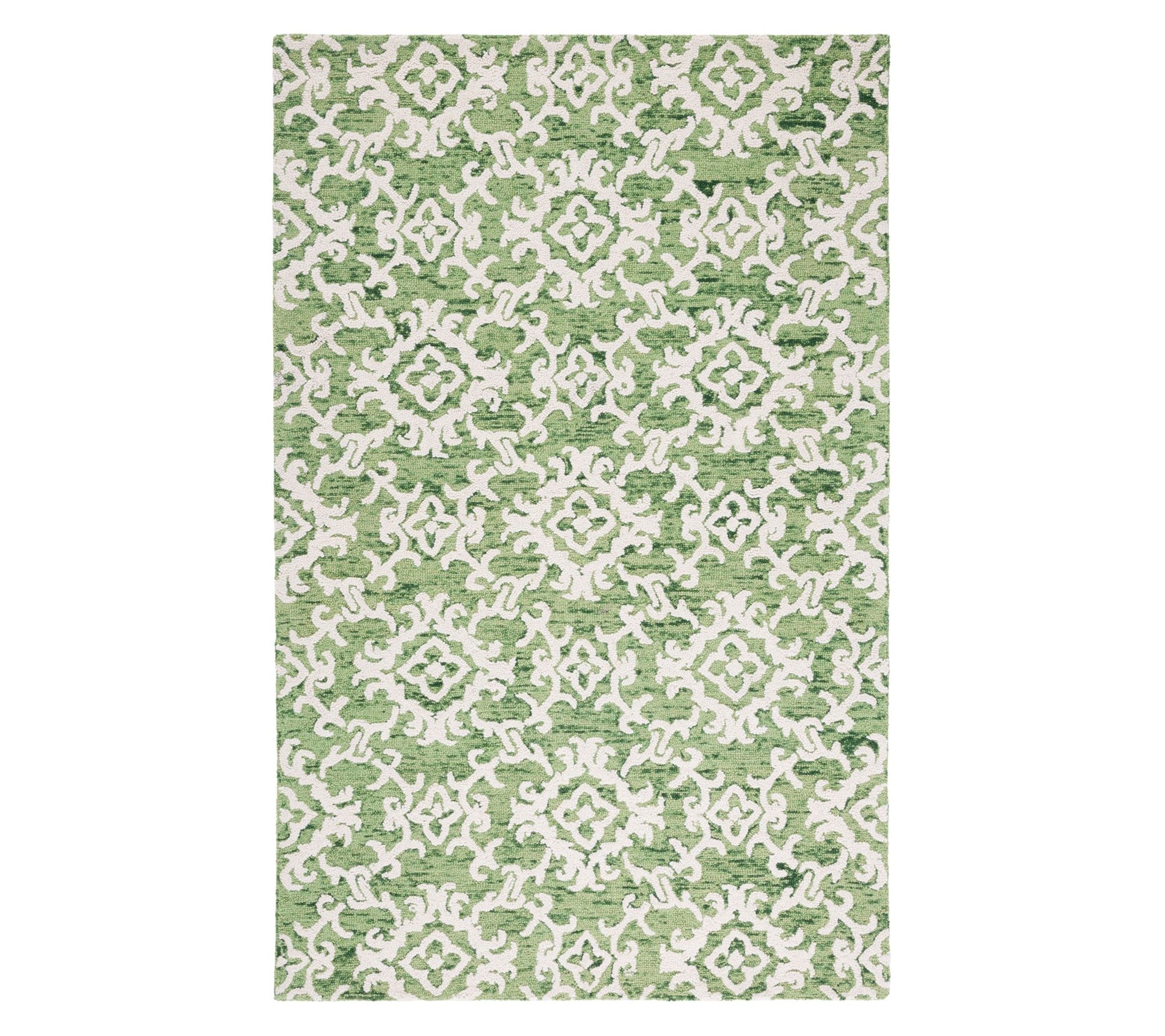 Blossom 104 Wool Hand Tufted 5' x 8' Rug by Valerie