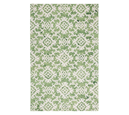 Blossom 104 Wool Hand Tufted 5' x 8' Rug by Valerie