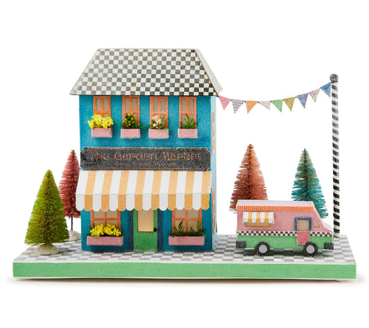 MacKenzie-Childs Calico Paper Illuminated Garden Shop