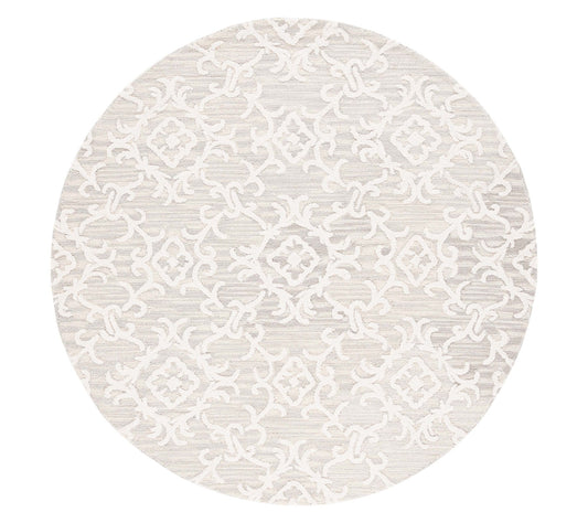 Blossom 104 Collection 8' x 8' Round Rug by Valerie