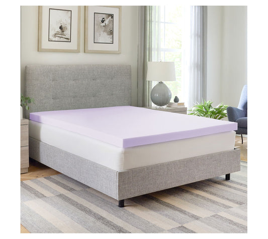 Bodipedic 3" Lavender Memory Foam Mattress Topper, Cal King