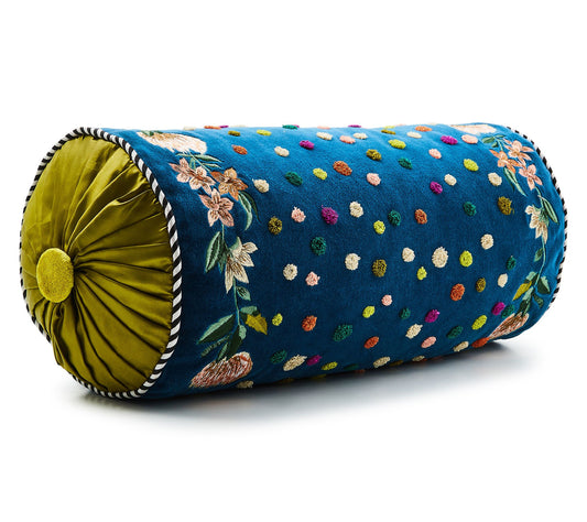 MacKenzie-Childs Fairy Tale Dot Bolster Pillow