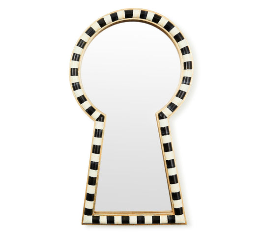 MacKenzie-Childs Keyhole Small Wall Mirror