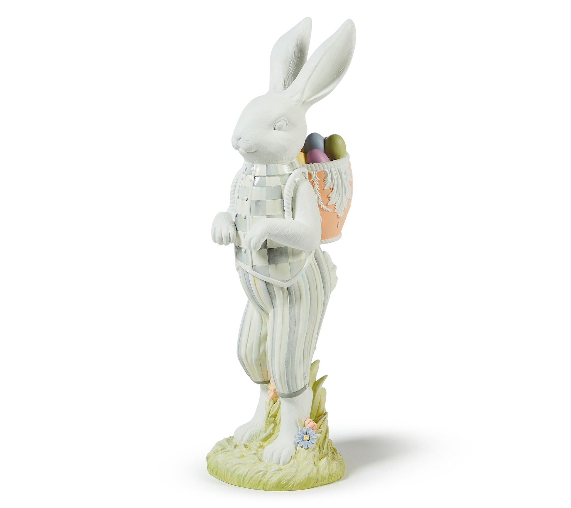 MacKenzie-Childs Cameo Tabletop Bunny with Pack