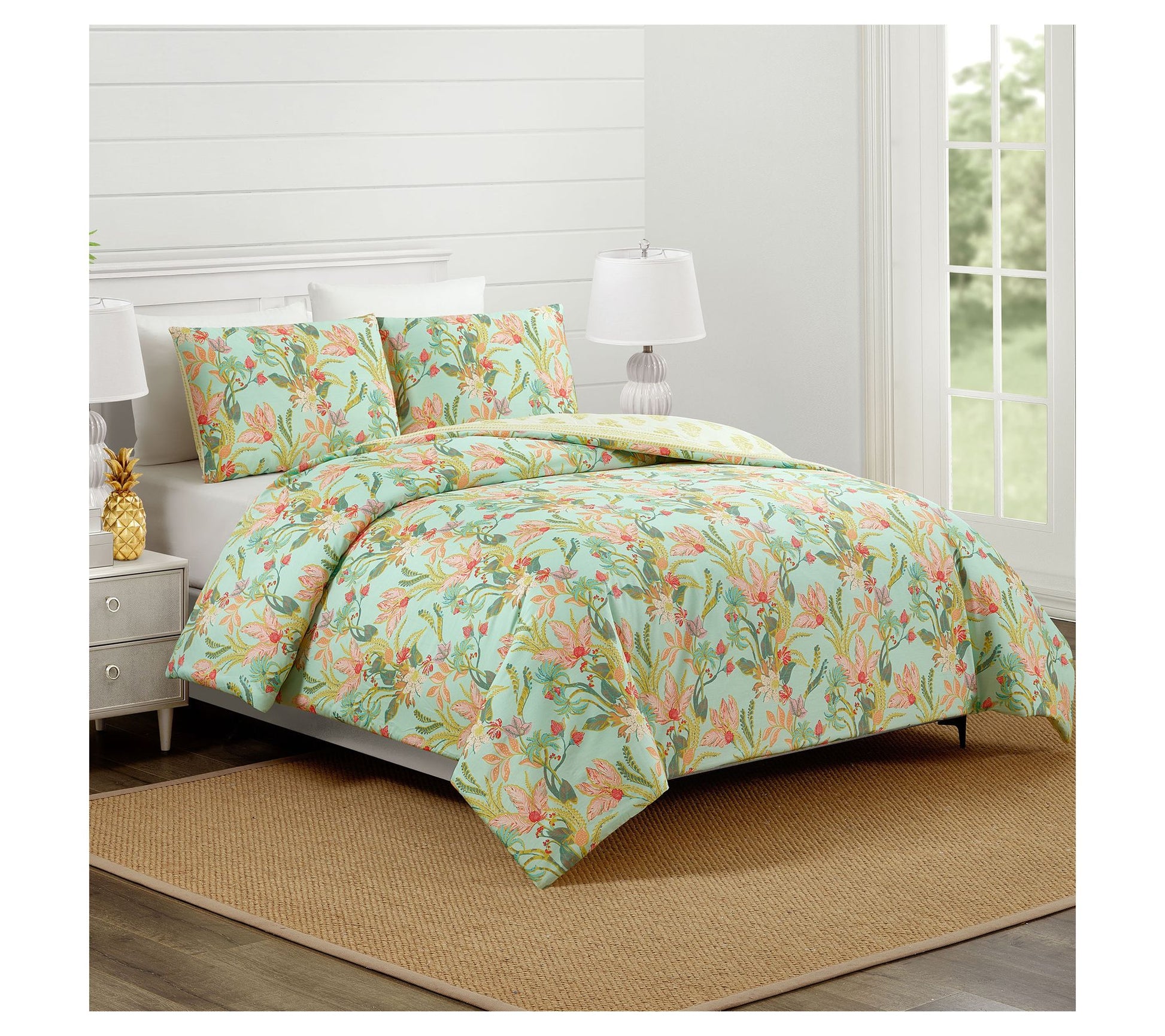 Spartina 449 Queenie Tropical 3pc Full/Queen Comforter Set