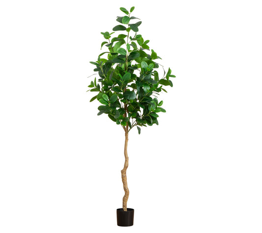 Nearly Natural 7' Artificial Audrey Ficus Tree