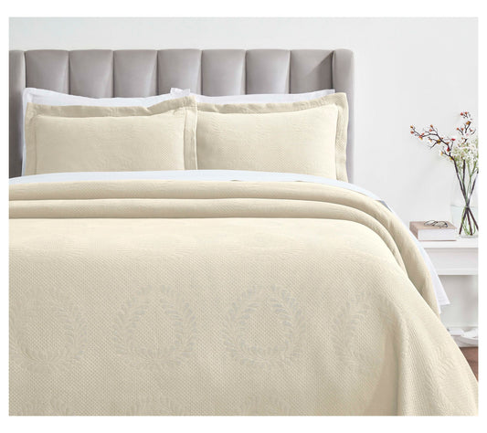 Superior Peploi Cotton Bedspread and Sham Set,Cal King