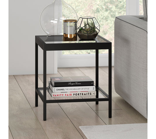 Hudson&Canal Alexis 20" Wide Square Side Table