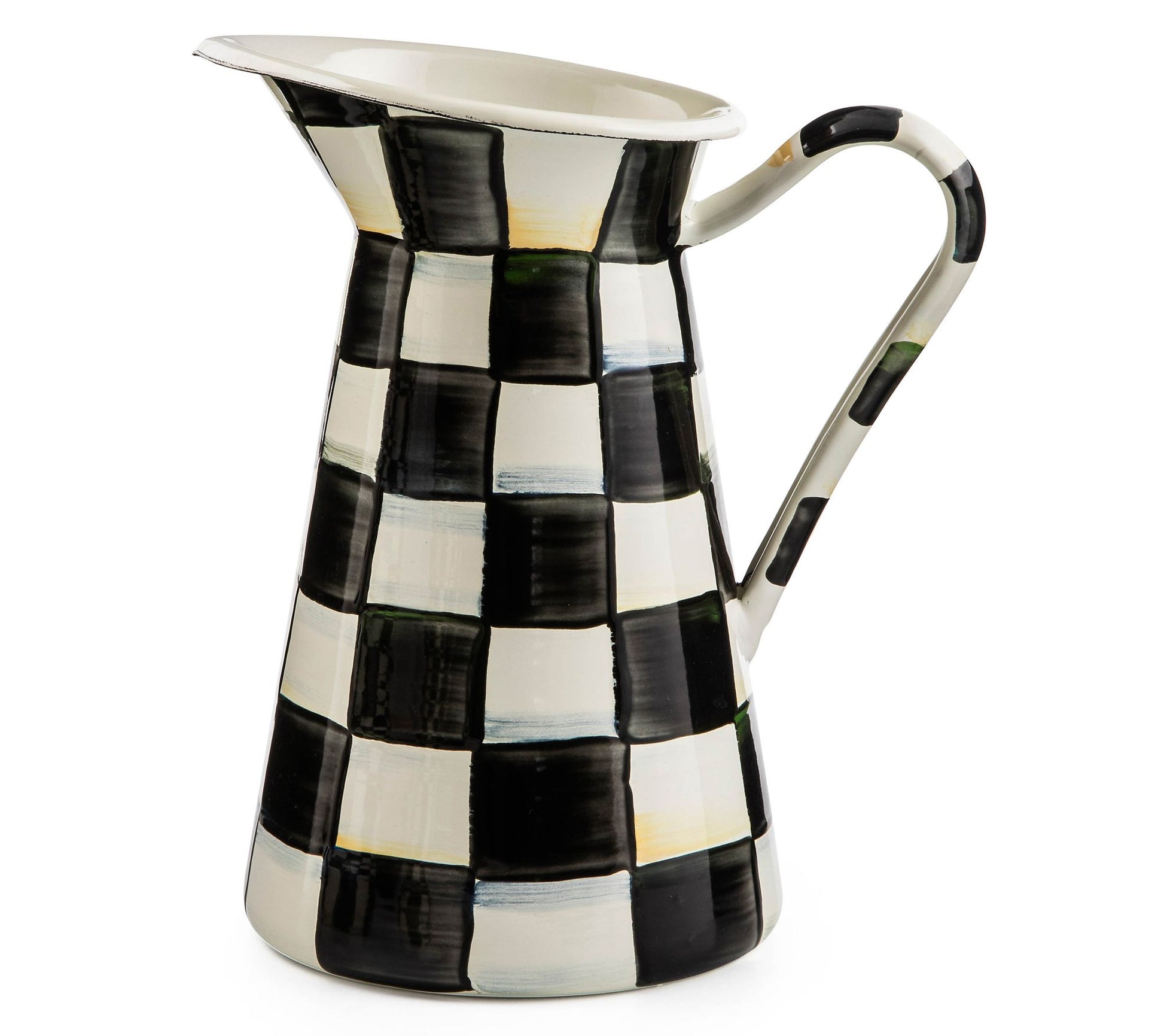 MacKenzie-Childs Courtly Check Medium Practical Pitcher