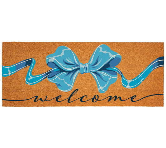 Evergreen 60"x24" Bows & Butterfly Coir Doormat