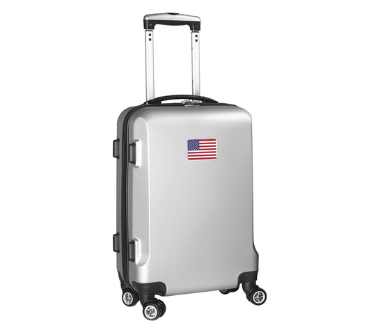 Mojo Licensing Flag 21" Carry-On Hardcase Spinner, Silver