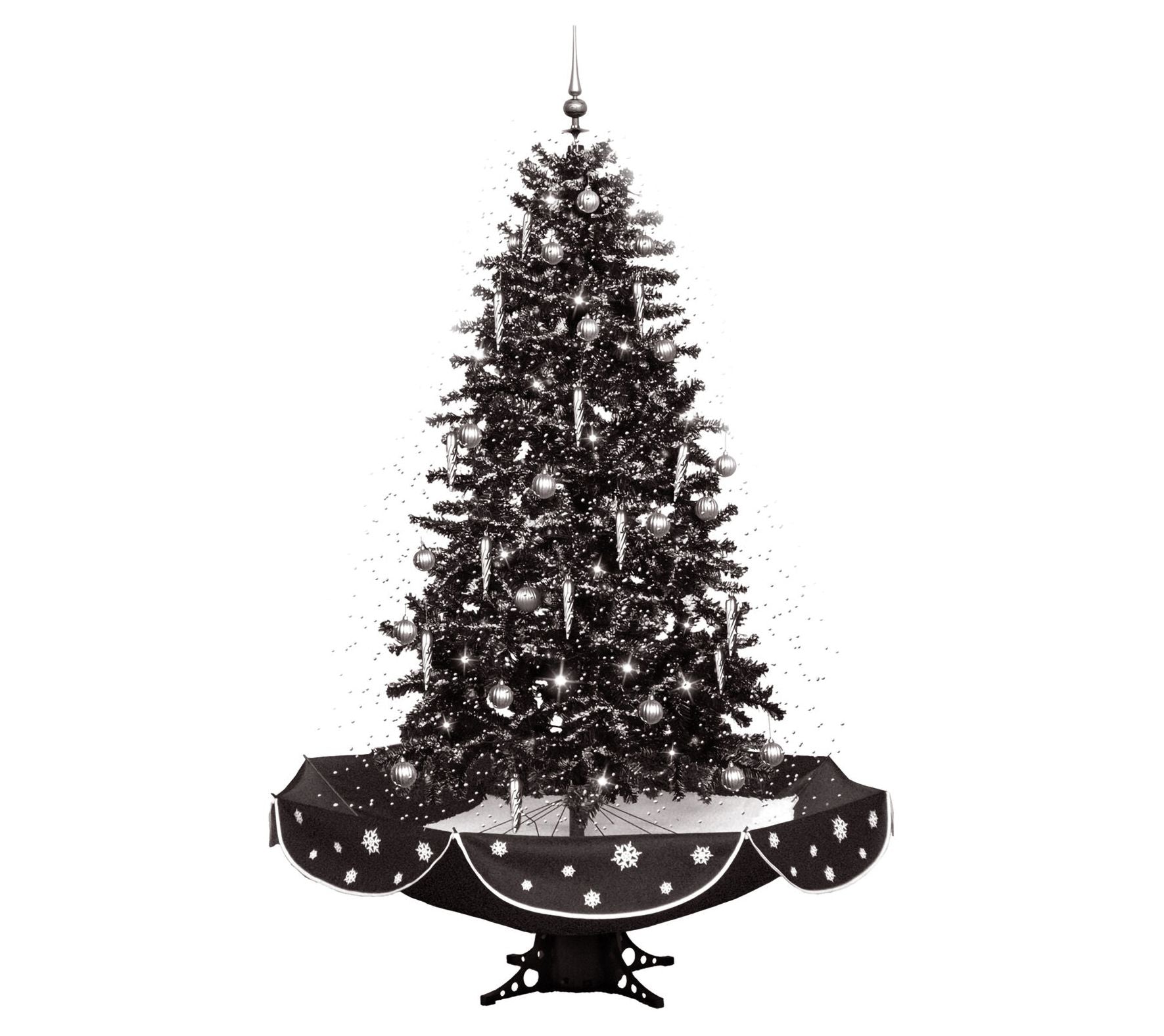 Christmas Time 75" Musical Snowy Indoor HolidayDecor Tree
