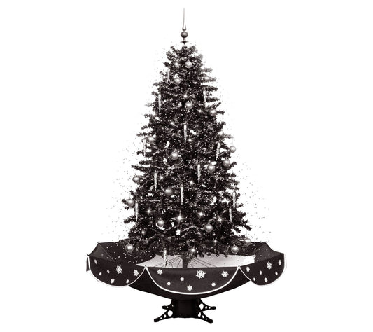 Christmas Time 75" Musical Snowy Indoor HolidayDecor Tree