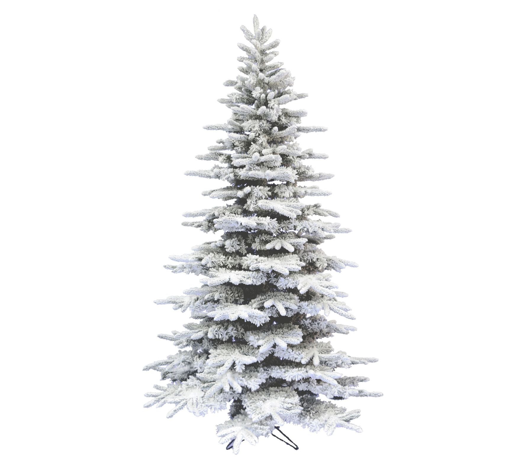 Fraser Hill Farm 9 Ft. Flocked Pine Valley Christmas Tree