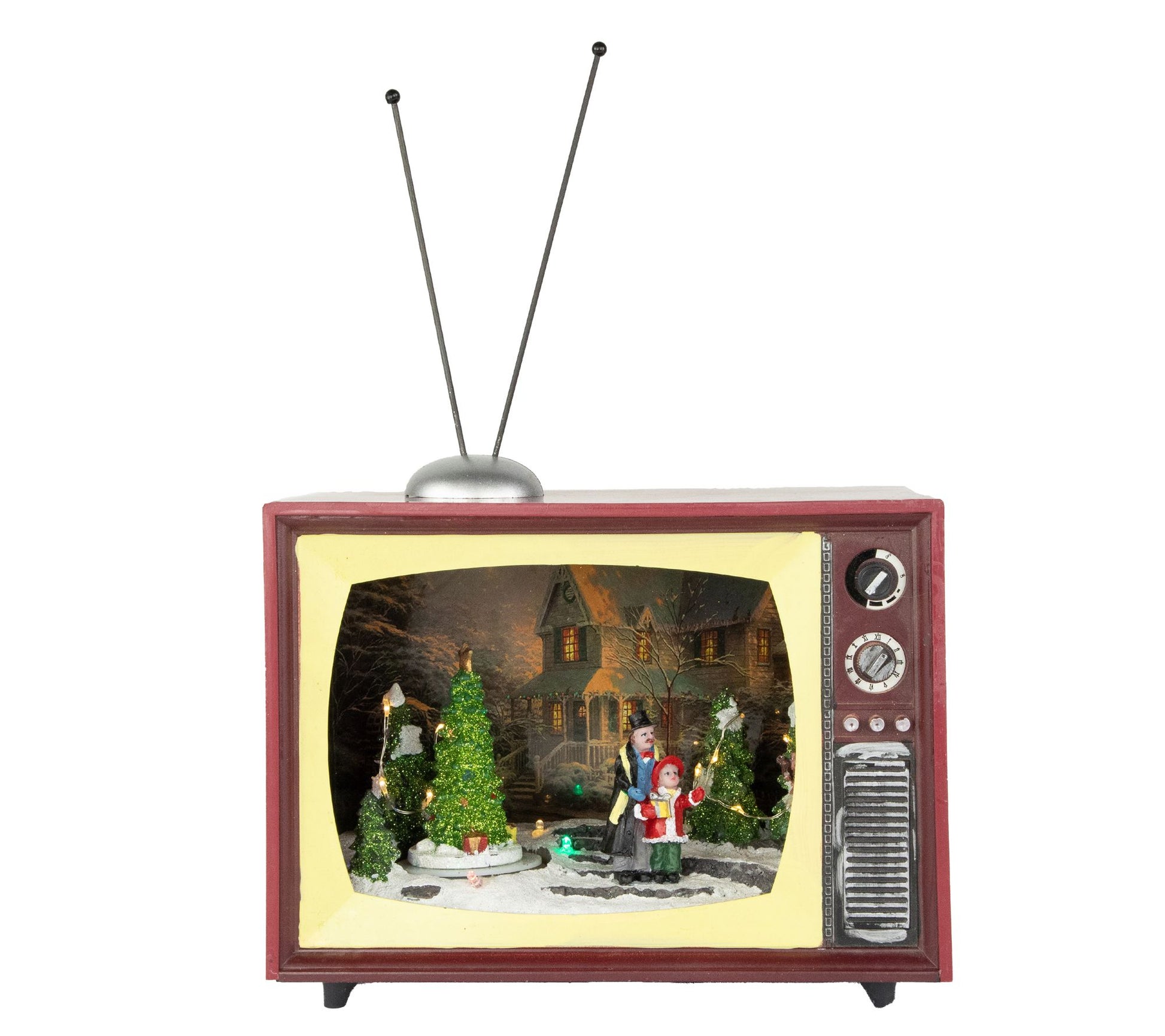 Northlight 9.25" LED Animated TV Scene Christmas Display