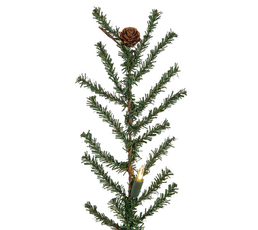 Vickerman 30" Carmel Pine Artificial Pre-Lit Christmas Tree