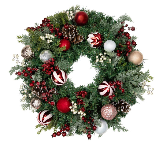 Northlight Pine Christmas Wreath Unlit 28"
