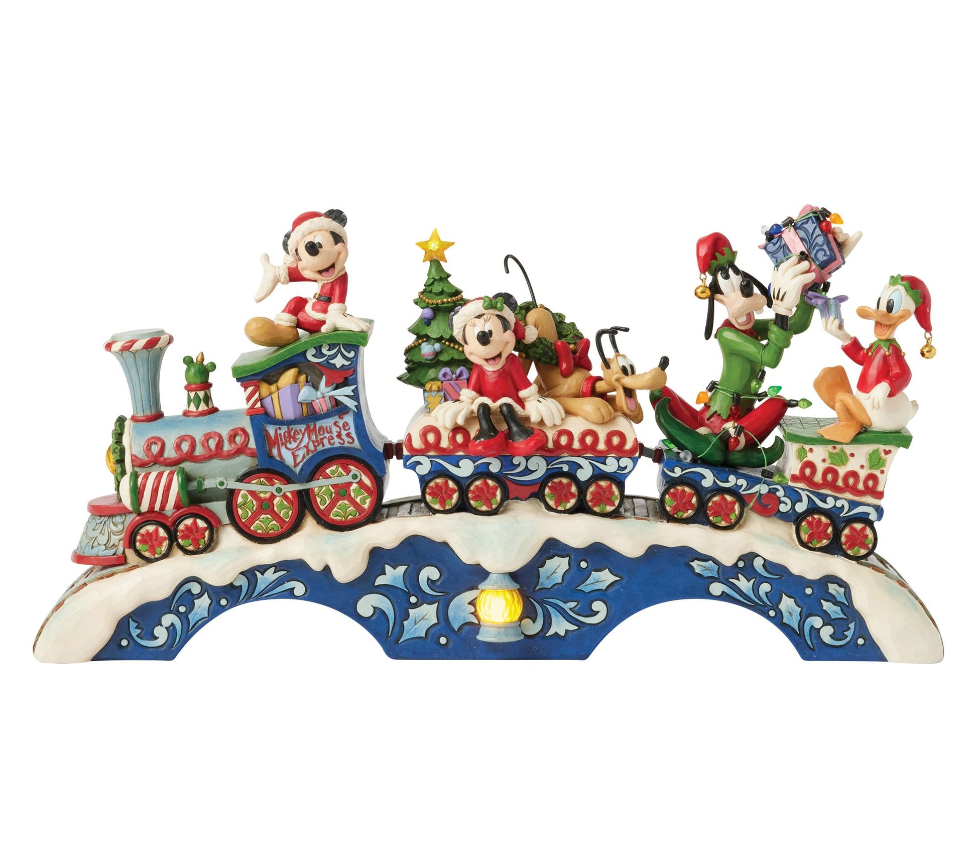 Jim Shore Disney Traditions Mickey & Friends Train 8.6in H