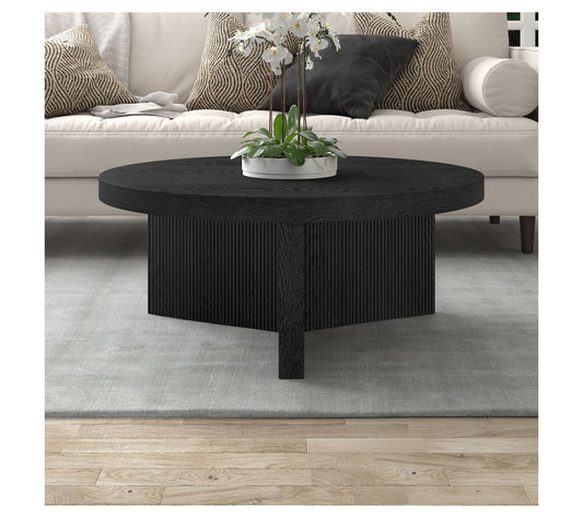 Hudson&Canal Holm 36" Wide Round Coffee Table