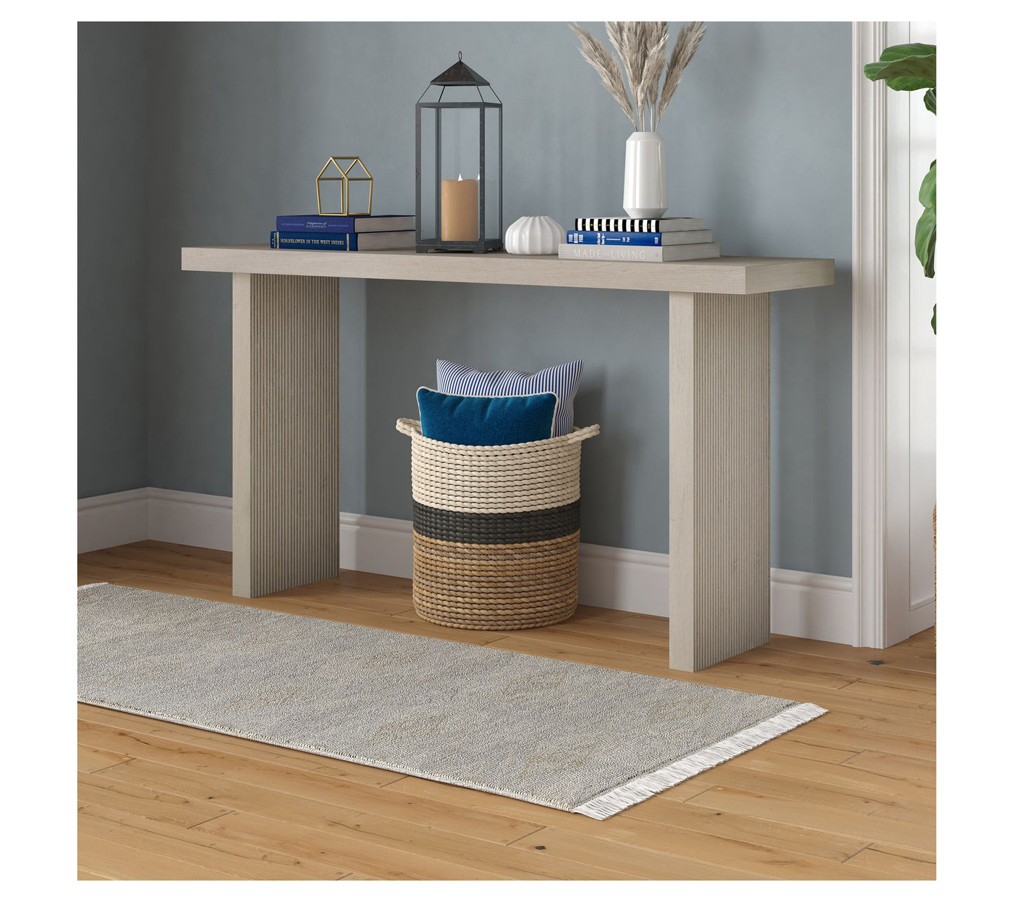 Hudson&Canal Soren 55" Wide Rectangular ConsoleTable