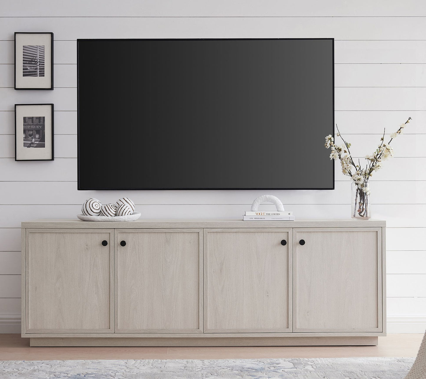 Hudson&Canal Ormond Rectangular TV Stand for TV's up to 75"