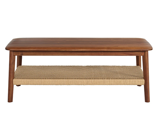 Alaterre Furniture Calais Coffee Table 48" Living Room Table