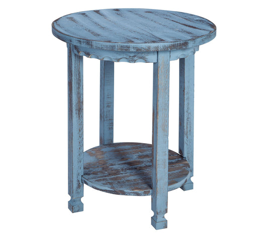 Alaterre Furniture Country Cottage Round End Table
