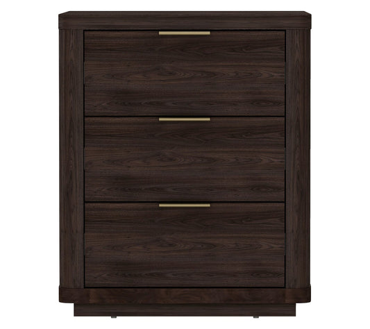 Manhattan Comfort Evelyn Nightstand with 3 Drawers