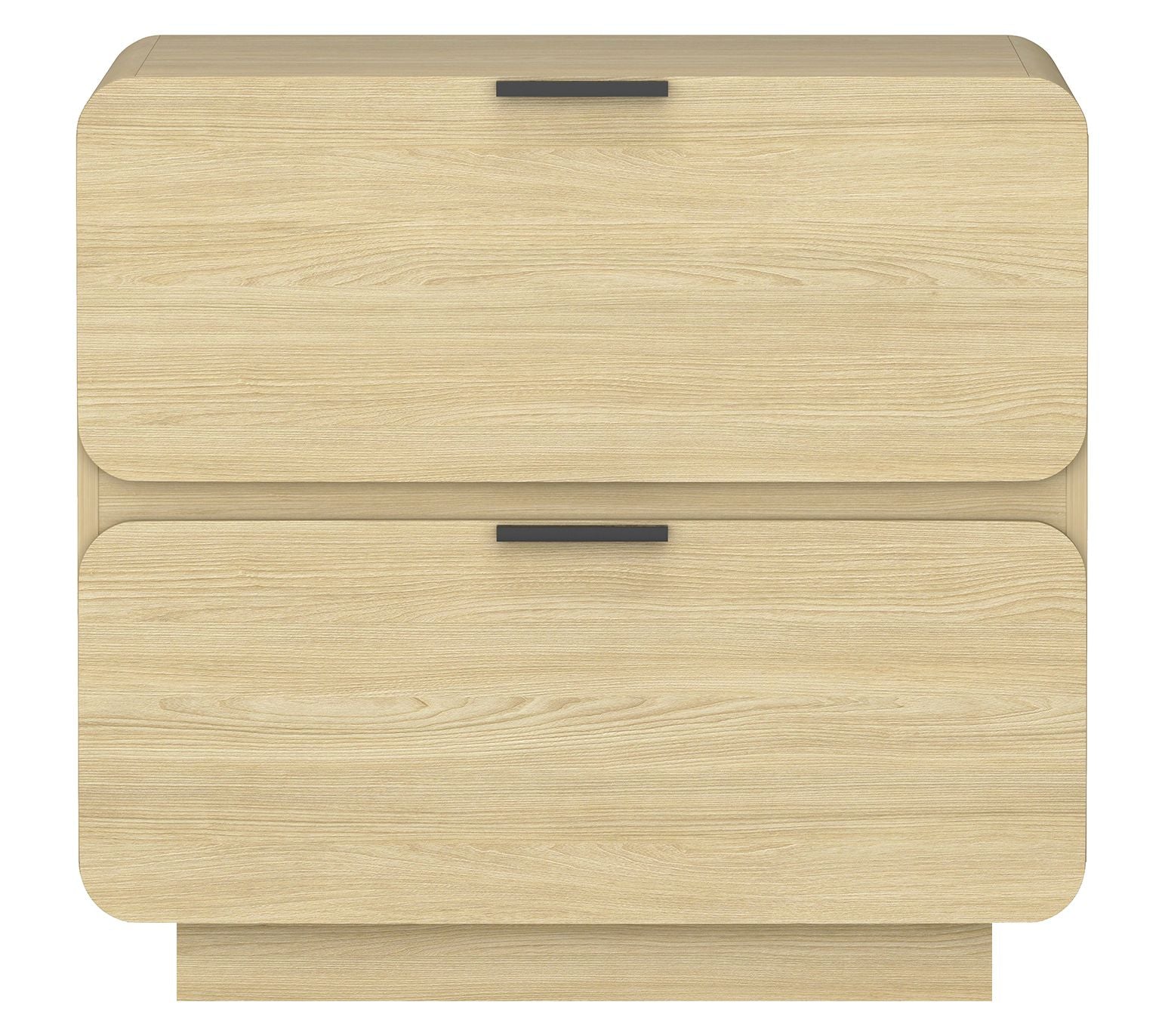 Manhattan Comfort Chrystie 26" Nightstand 2-Drawer