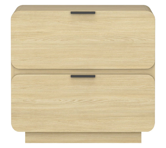 Manhattan Comfort Chrystie 26" Nightstand 2-Drawer