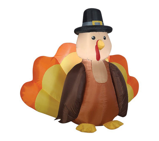RC Home Decor 78" Thanksgiving Inflatable Turke y w/ LED Light