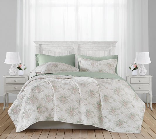 The Farmhouse by Rachel Ashwell English GardenT/TXL Quilt Set