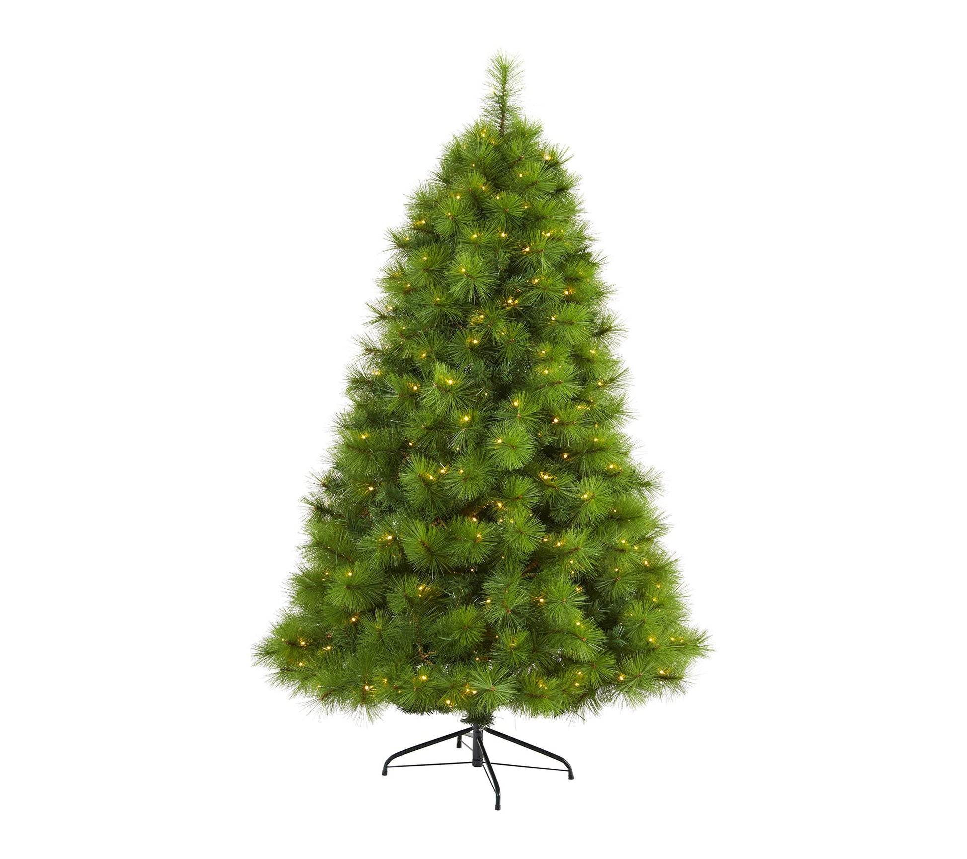 Nearly Natural 6' Green Scotch Pine ArtificialTree w/ Lights