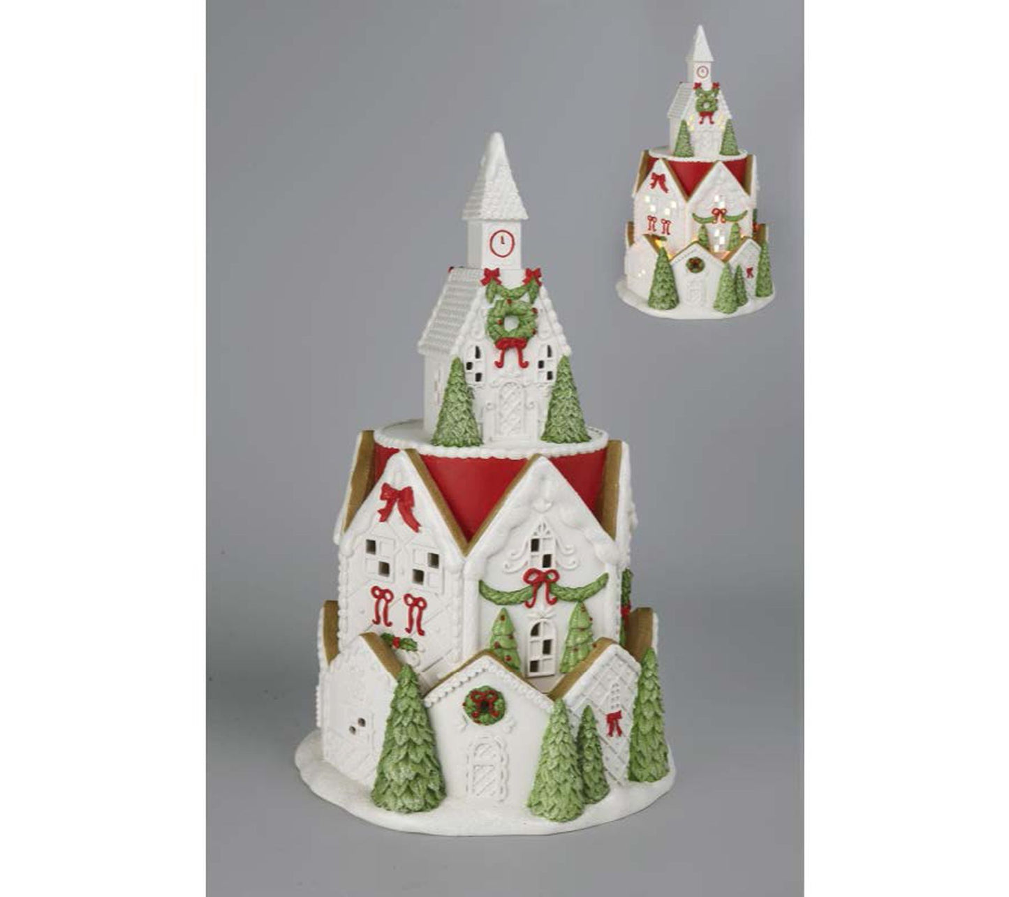 RC Home Decor 20" Gingerbread Christmas Village