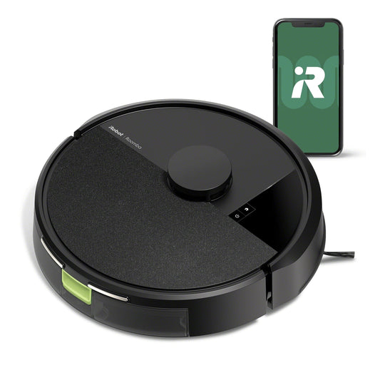 iRobot Roomba 105 Vac Robot Vacuum and Self-Charging Dock with Intense Power Lifting Suction, LiDAR​ Navigation, Multi-Surface Cleaning,