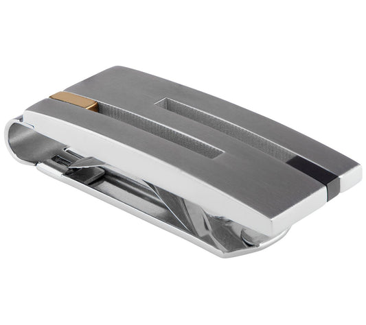 James Michael Men's Stainless, 18K & Titanium Money Clip