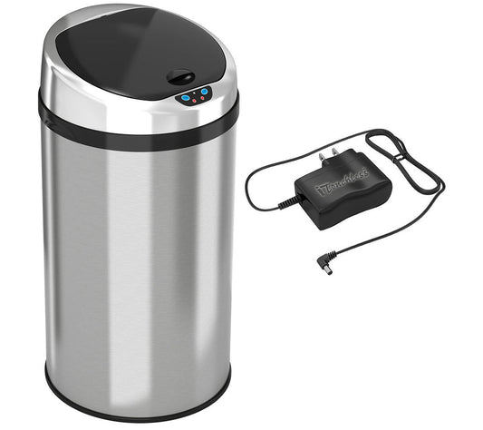 iTouchless 8-Gallon Round Trash Can