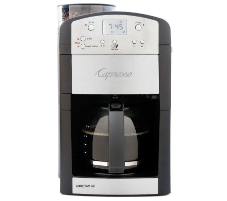 Capresso Coffee TEAM GS 10- cup Brewer and Grinder