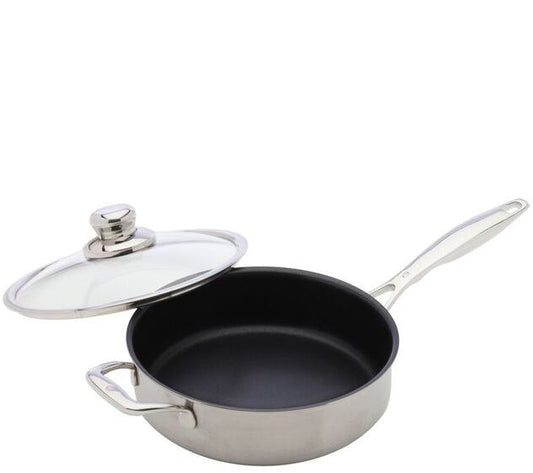 Swiss Diamond Nonstick Clad 3.1-qt Saute Pan w/Lid