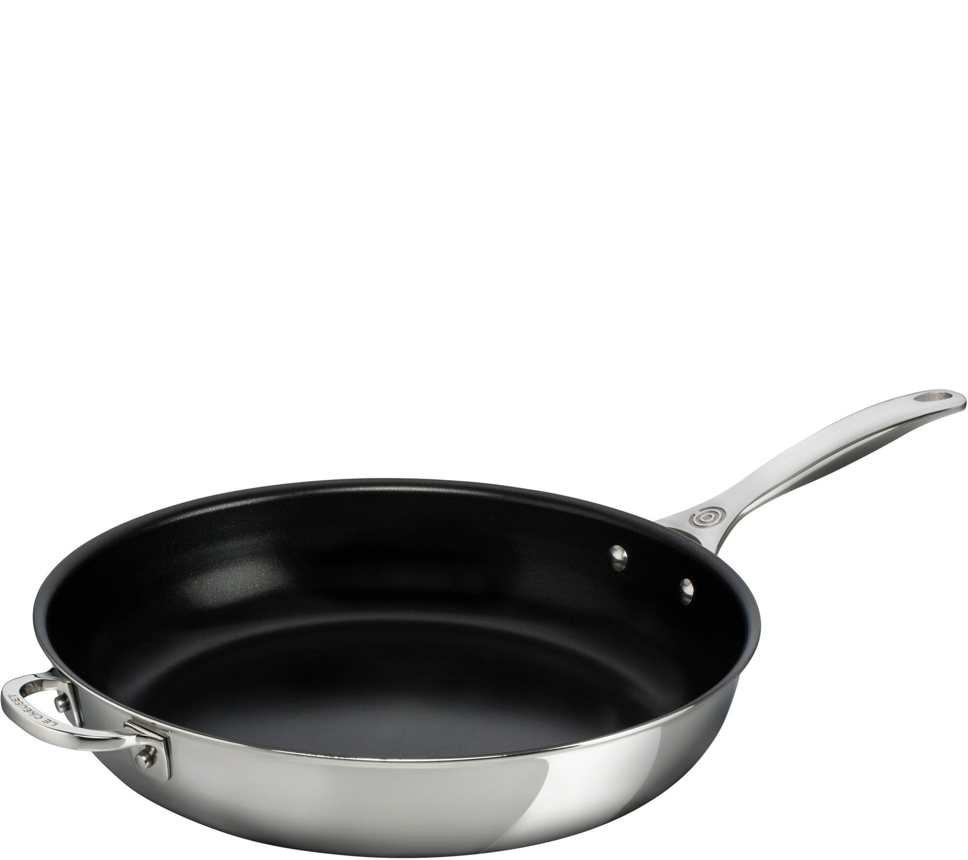 Le Creuset 12-1/2" Nonstick Deep Fry Pan with Helper Handle