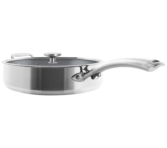 Chantal 3.Clad 5 Quart Saute w/ Nonstick Coatin g & Glass Lid