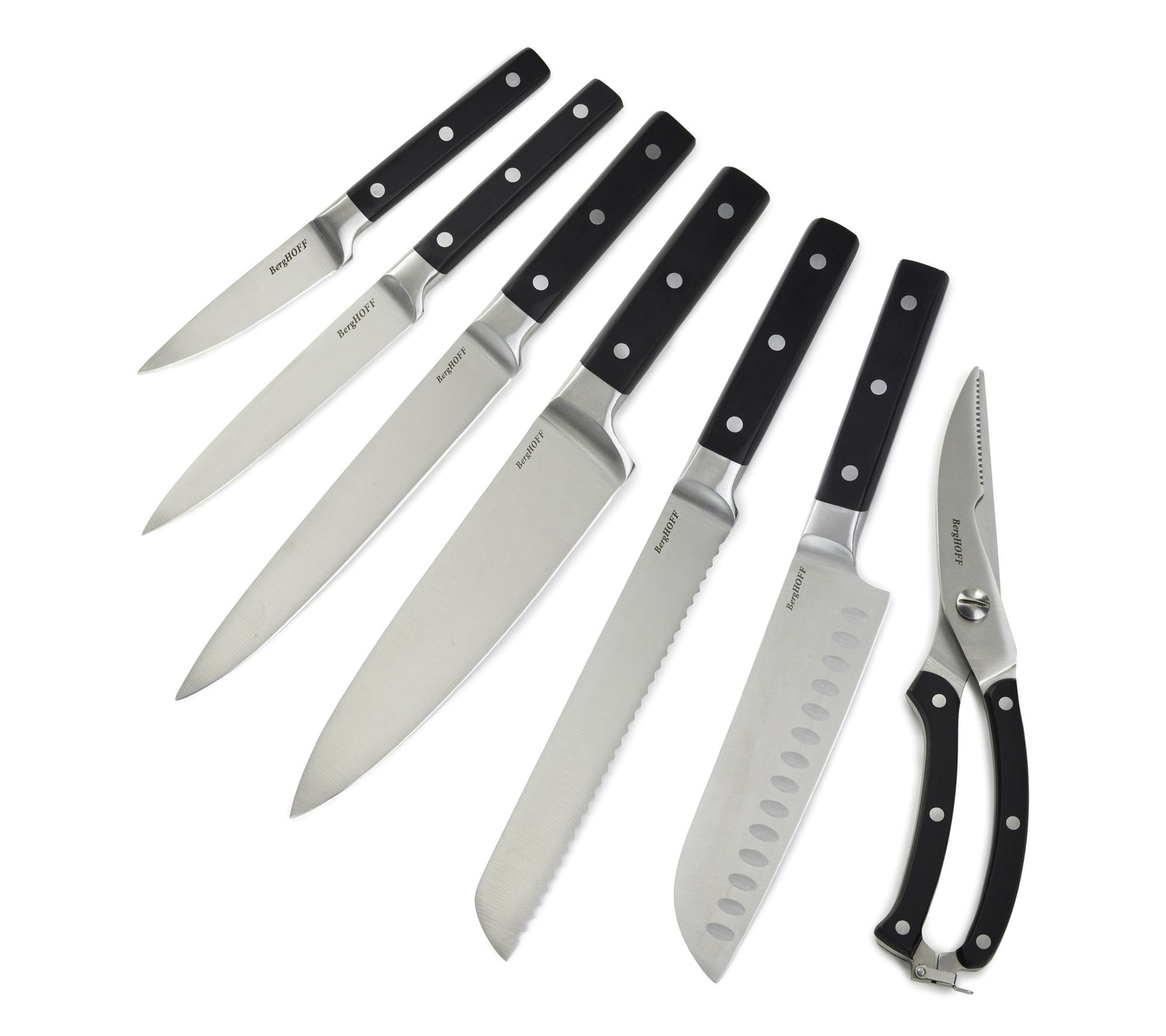 BergHOFF Gene 7pc Stainless Steel Knife Set