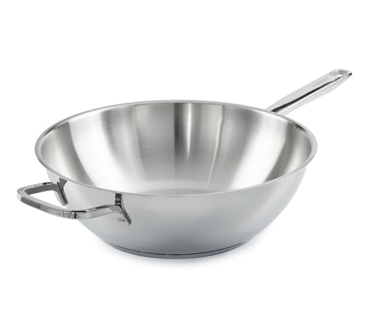 BergHOFF Helix Recycled 18/10 Stainless Steel 12" Wok 5.6qt.