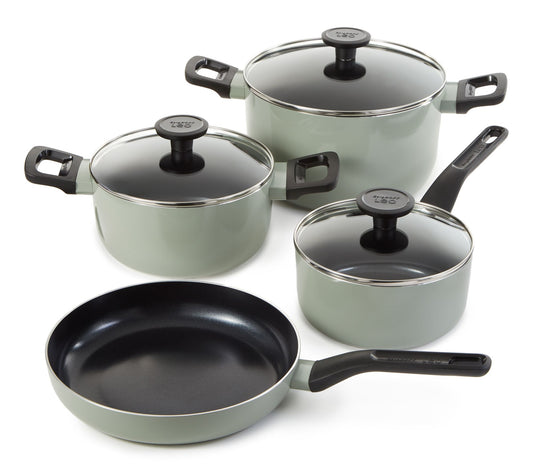 BergHOFF Leo Glints 7Pc Ceramic Nonstick Cookware Set