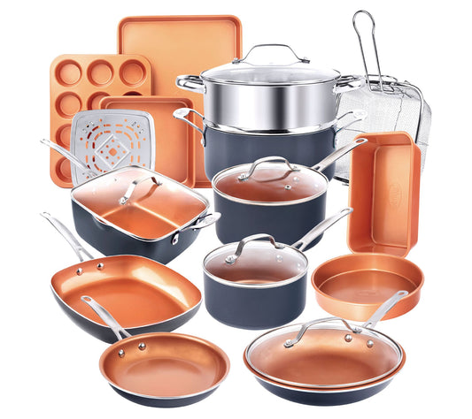 Gotham Steel 20 Piece Nonstick Cookware and Bakeware Set