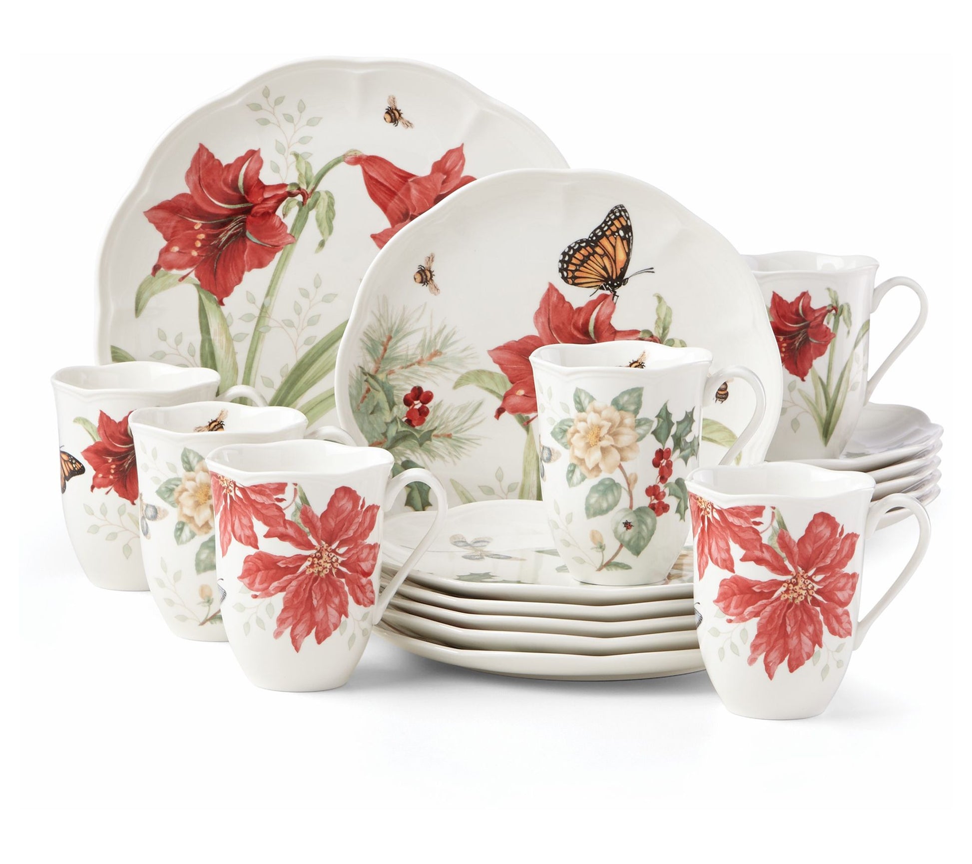 Lenox Butterfly Meadow 18-Piece Holiday Dinnerware Set
