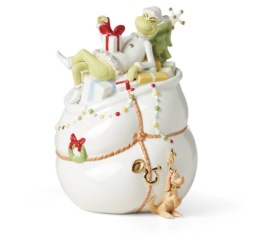 Lenox Merry Grinchmas Cookie Jar