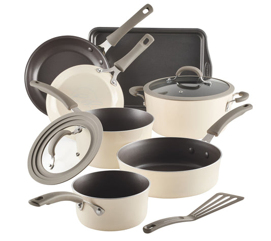 Rachael Ray Cook + Create 10-Piece Nonstick Cookware Set